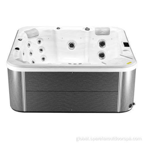 Freestanding acrylic outdoor swimming pool hot tub